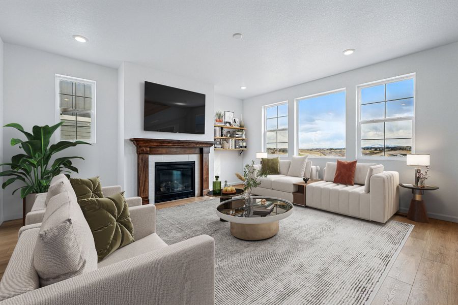 Furnished interior view inside a new home in Parterre, Thornton (Image 7).