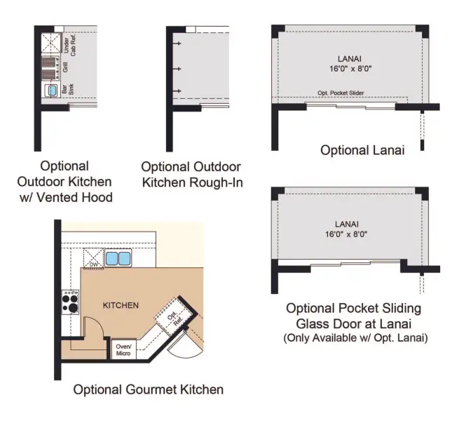 2D floor plan layout of this home in Indigo Creek, Apollo Beach, FL (Image 3). 2D floor plan layout of this home in Indigo Creek, Apollo Beach, FL (Image 3).