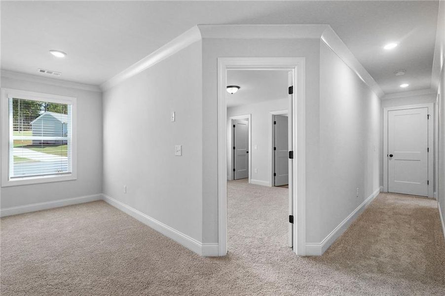 Spacious, unfurnished interior of a new home in Woodland Hills, Loganville (Image 19). Spacious, unfurnished interior of a new home in Woodland Hills, Loganville (Image 19).