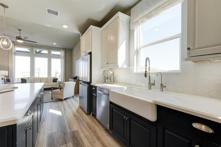 Furnished interior view inside a new home in Bridgeland: Signature Collection, Cypress (Image 30).