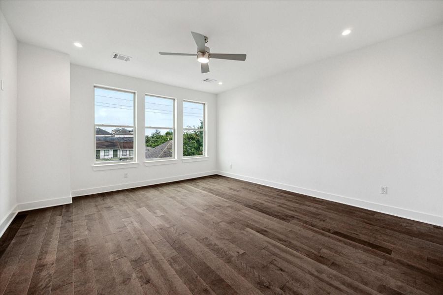 Primary Bedroom * On the Third Floor * Real Hardwood Floors.