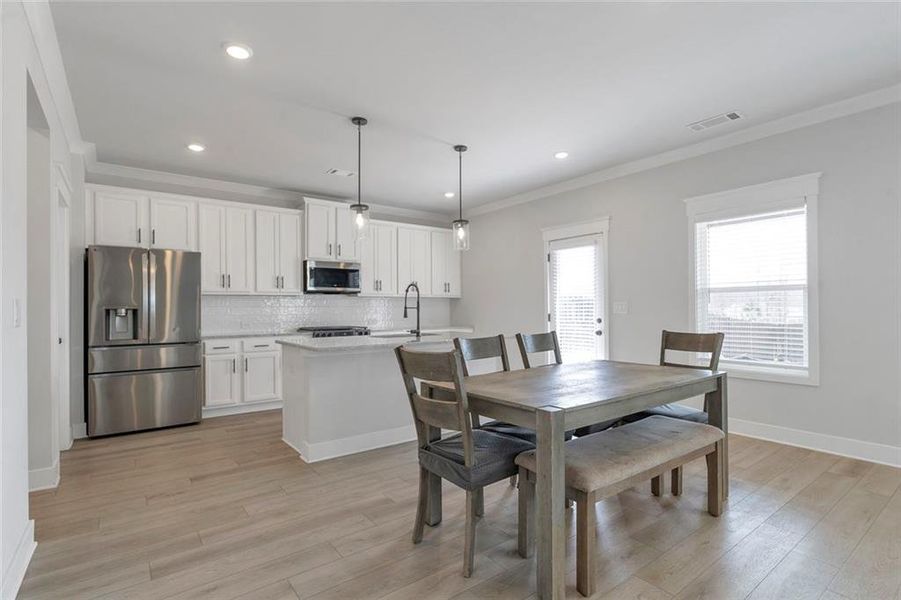 Furnished interior view inside a new home in , Gainesville (Image 13).