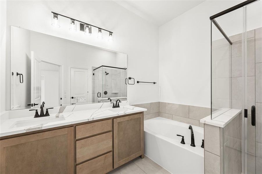 Furnished interior view inside a new home in Creekview Meadows, Pilot Point (Image 10). Furnished interior view inside a new home in Creekview Meadows, Pilot Point (Image 10).