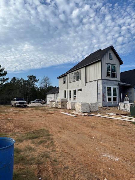 In-progress construction of a new home in Kresston, Montgomery, TX (Image 5).