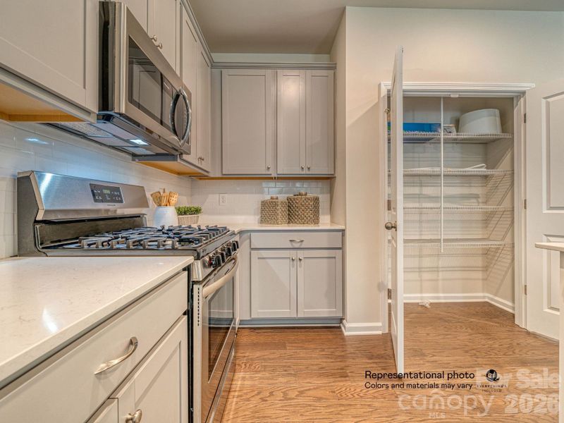 Furnished interior view inside a new home in Redhawk, Belmont (Image 5).