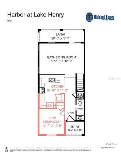 2D floor plan layout of this home in , Winter Haven, FL (Image 3).