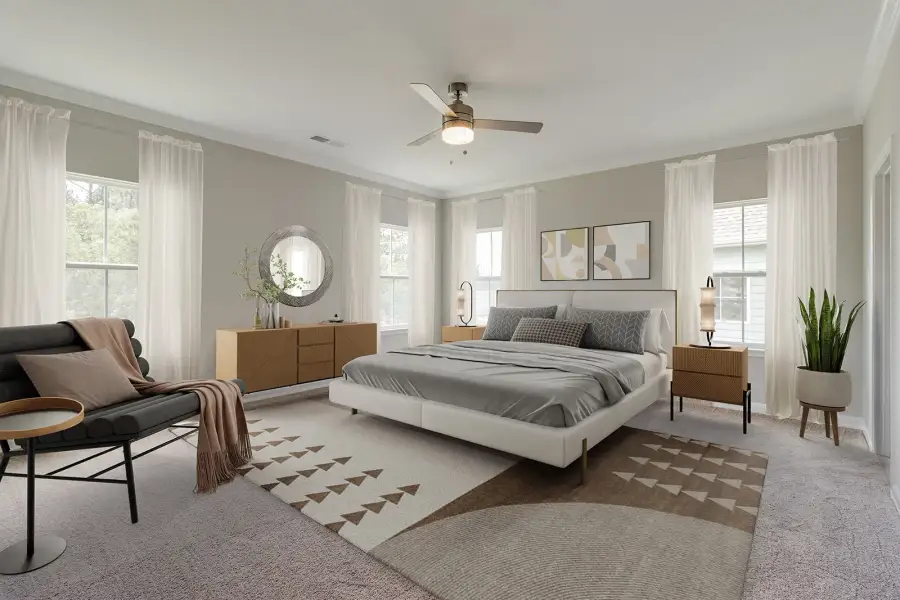 Representative furnished interior of a home built from the Saluda II - Vanguard Collection by Mungo Homes in Porter Ridge, Elgin (Image 6).