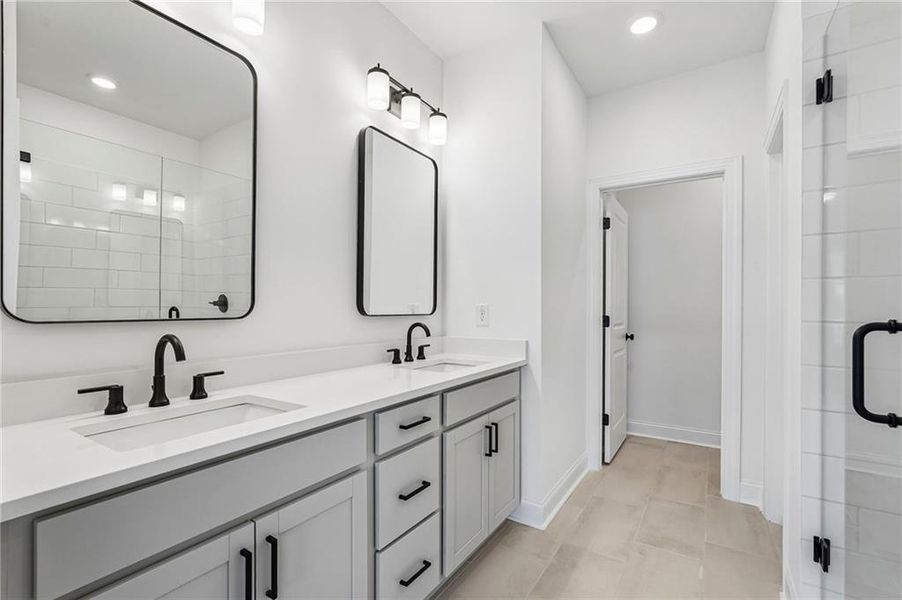 Furnished interior view inside a new home in Millcroft Townhomes, Buford (Image 10). Furnished interior view inside a new home in Millcroft Townhomes, Buford (Image 10).