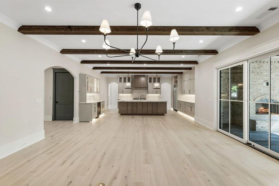 Furnished interior view inside a new home in , Alpharetta (Image 31).