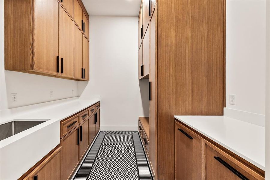 A well planned laundry room with plenty of space to stay organized, making everyday routines feel simple and efficient