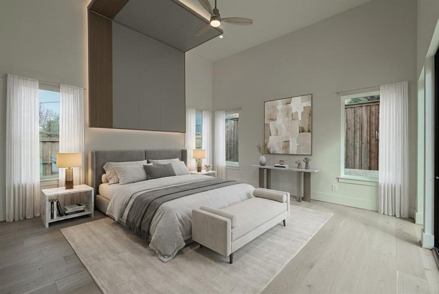 Furnished interior view inside a new home in , Dallas (Image 31).