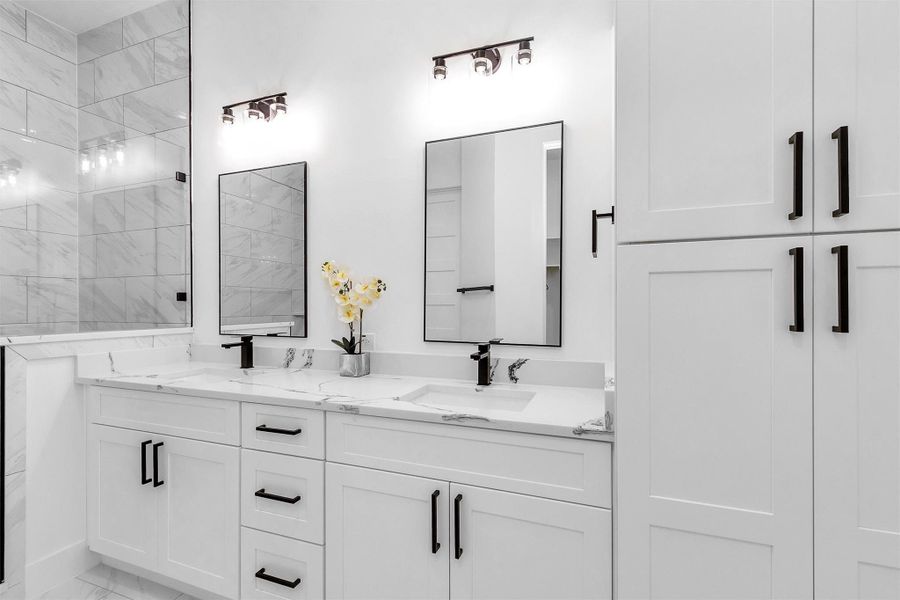 Furnished interior view inside a new home in , Houston (Image 7).