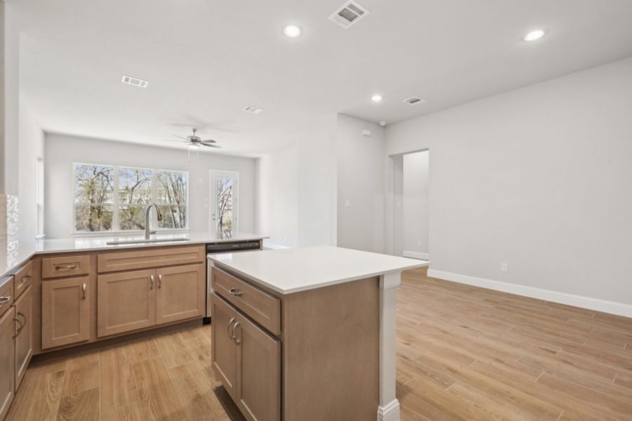 Furnished interior view inside a new home in Cross Creek, Cedar Park (Image 6).