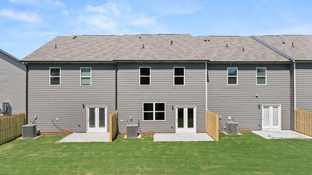 Exterior details and patio area of a home in Hughes Court, Dawsonville (Image 4). Exterior details and patio area of a home in Hughes Court, Dawsonville (Image 4).