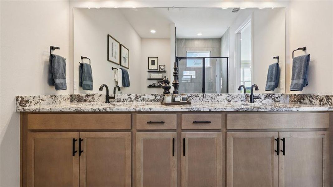 Furnished interior view inside a new home in Isla Mirada, San Antonio (Image 30).