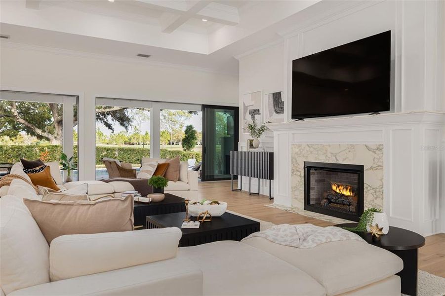 Furnished interior view inside a new home in , Belleair (Image 40).