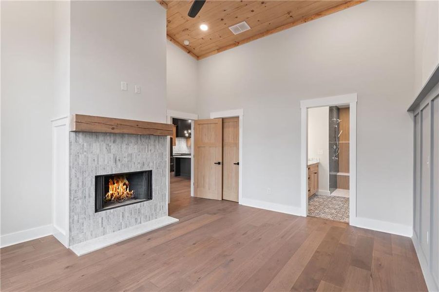 Spacious, unfurnished interior of a new home in , Ellijay (Image 36).