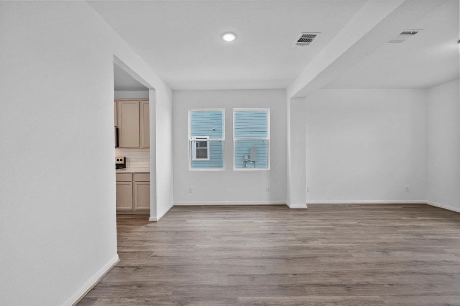 Dining Room & Living Room