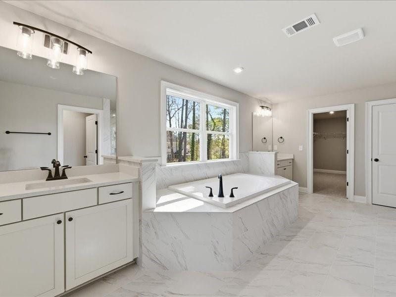 Furnished interior view inside a new home in Ford Landing, Acworth (Image 10).