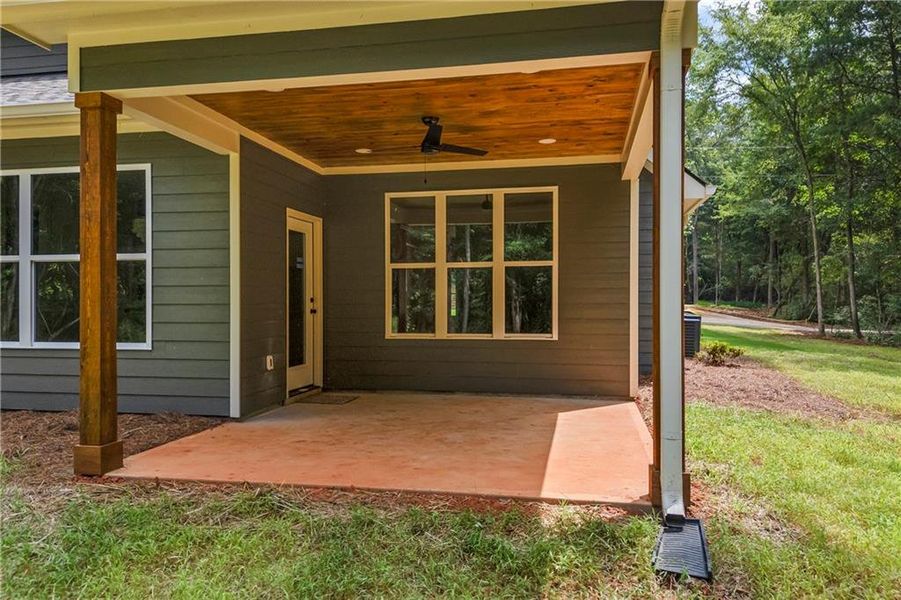 Exterior details and patio area of a home in , Nicholson (Image 33).