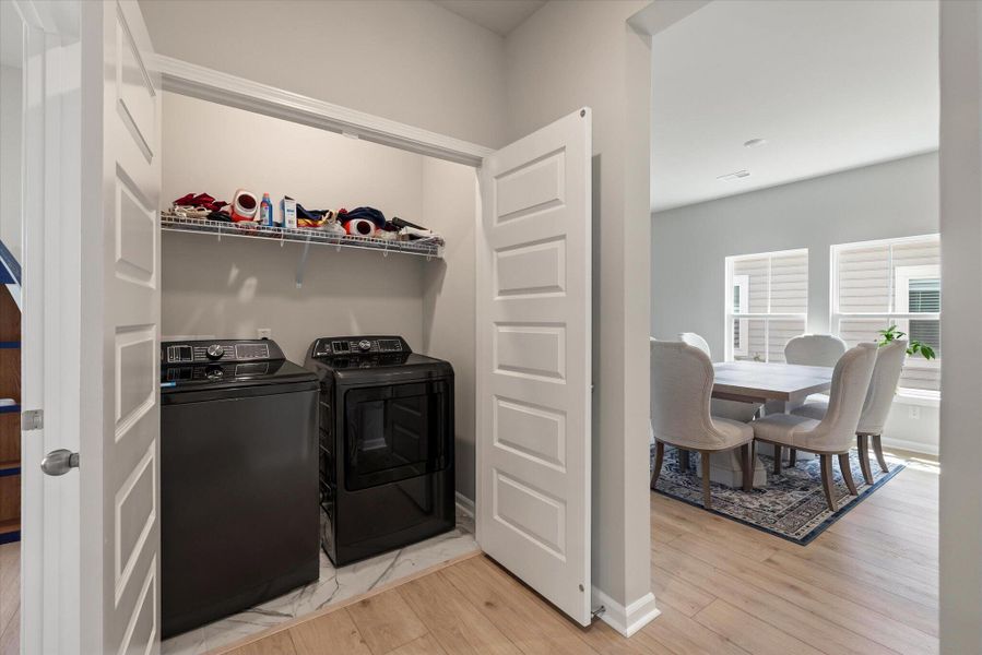 Furnished interior view inside a new home in Horizons at Summers Corner | 55+, Summerville (Image 7).