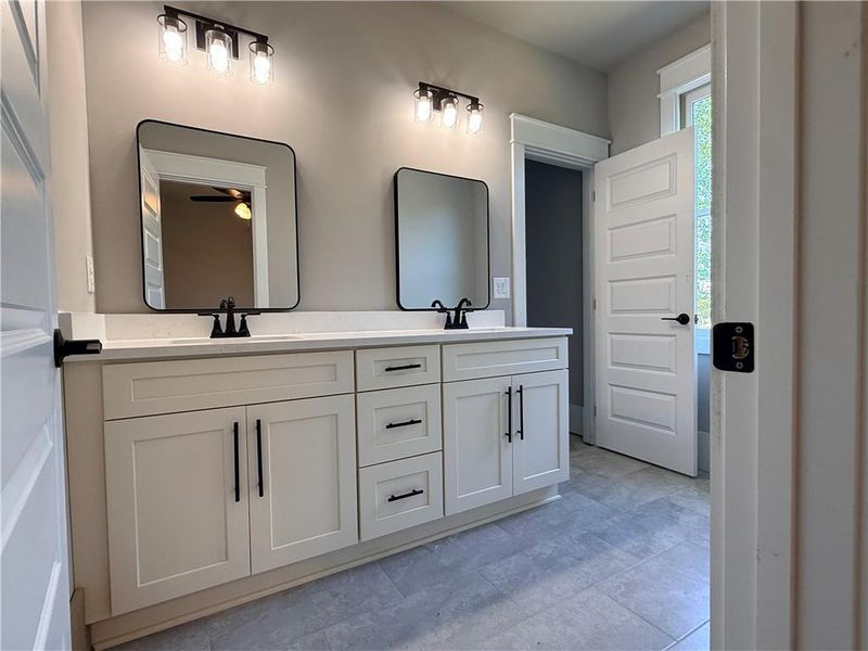 Furnished interior view inside a new home in , Flowery Branch (Image 14). Furnished interior view inside a new home in , Flowery Branch (Image 14).
