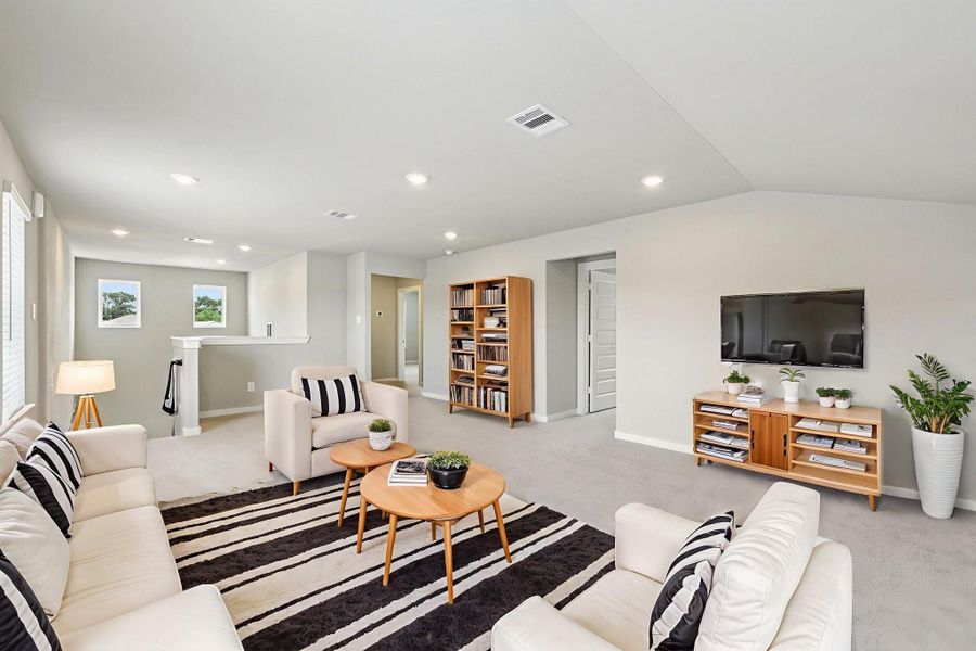 Photo is not of the actual home, but is an inspirational photo of builder’s model home and may depict options, furnishings, and/or decorator features that are not included