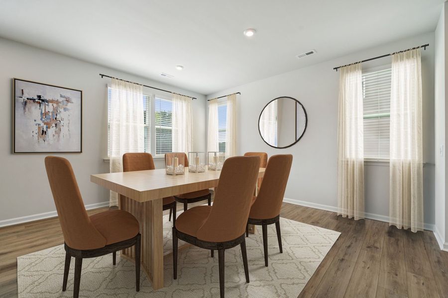 Representative furnished interior of a home built from the The Idlewild by Stanley Martin Homes in Green Tree Place, Anderson (Image 10).