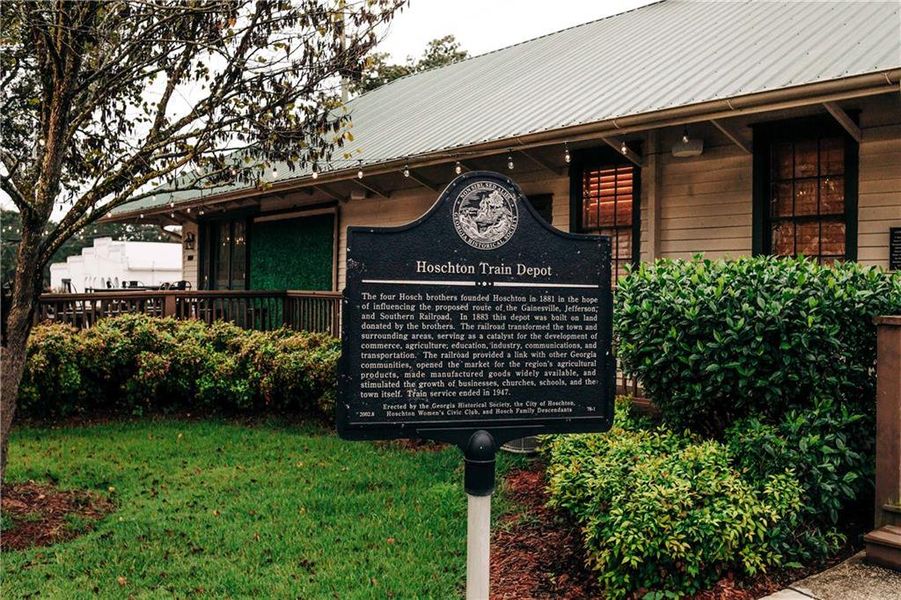 Front exterior of a new home in Rosewood Lake Estates, Hoschton, GA, highlighting curb appeal (Image 64).