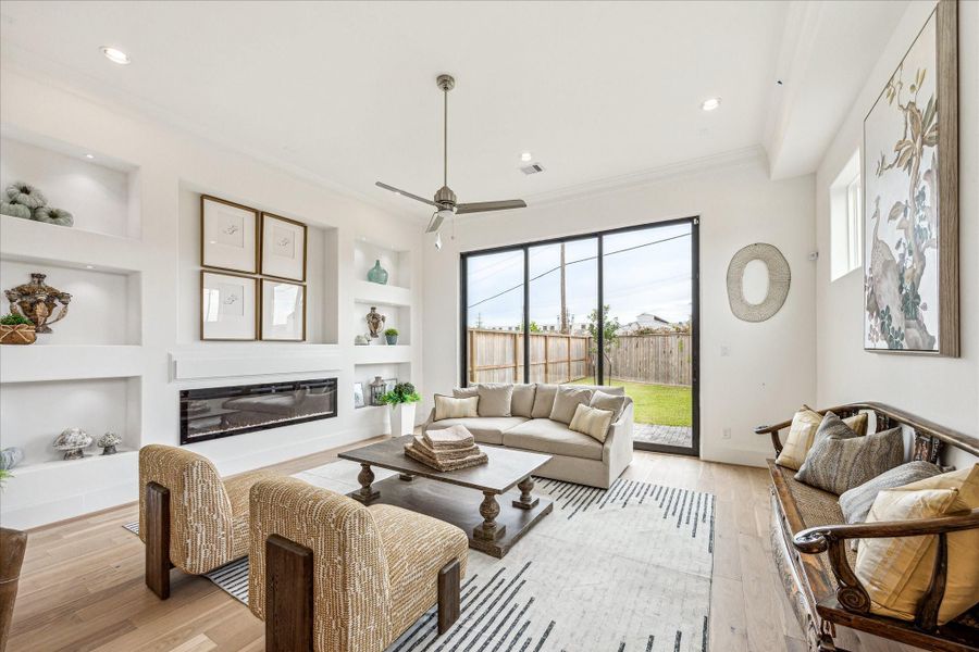 Furnished interior view inside a new home in Timbergrove Green, Houston (Image 9).