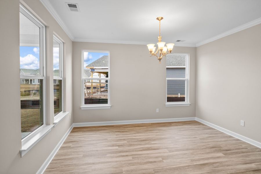 Spacious, unfurnished interior of a new home in Traditions at Carolina Forest, Myrtle Beach (Image 10). Spacious, unfurnished interior of a new home in Traditions at Carolina Forest, Myrtle Beach (Image 10).