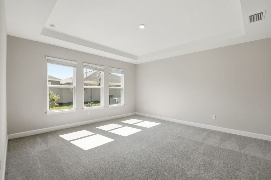 Representative unfurnished interior of a home built from the Cumberland by Taylor Morrison in Harvest at Ovation, Winter Garden (Image 28). Representative unfurnished interior of a home built from the Cumberland by Taylor Morrison in Harvest at Ovation, Winter Garden (Image 28).