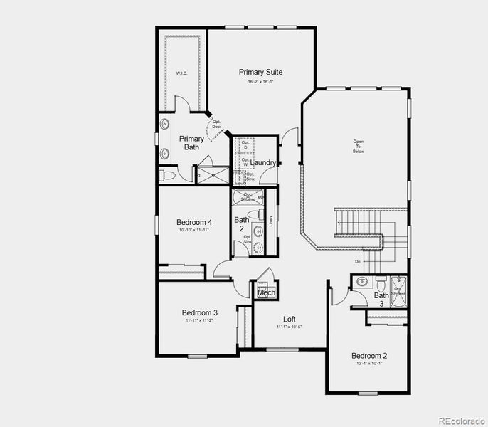 Additional highlights include: main floor bedroom with full bath, gourmet kitchen, covered patio, modern fireplace, quartz countertops throughout, modern horizontal iron railings at steps, upgraded cabinets and flooring, matte black bathroom plumbing.