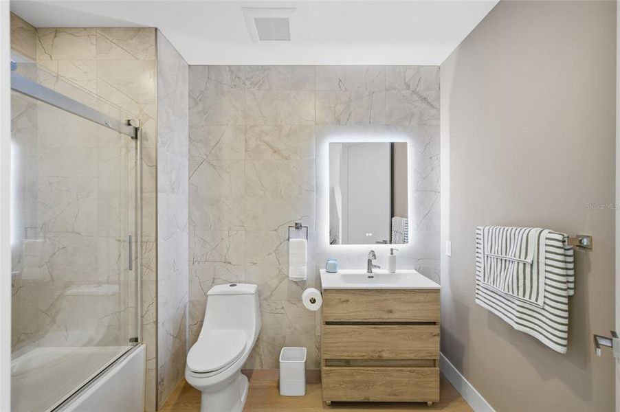 Furnished interior view inside a new home in , New Port Richey (Image 18).