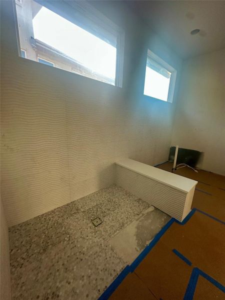 Full bath with a shower Full bath with a shower