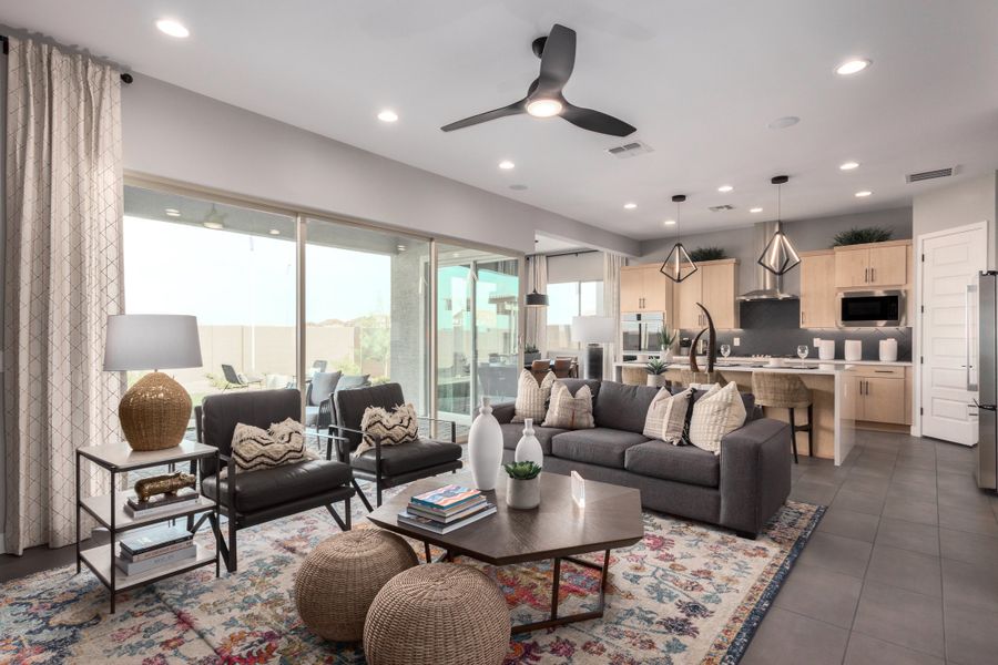 Furnished interior view inside a new home in Stonehaven, Glendale (Image 10).