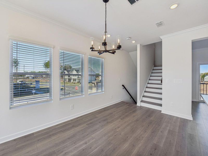 Spacious, unfurnished interior of a new home in Meadows at Wilson Farms - The Heights Series, Fort Mill (Image 13).