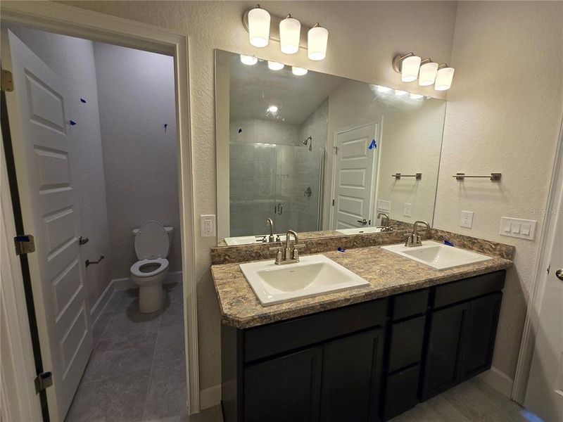 main bath with water closet main bath with water closet