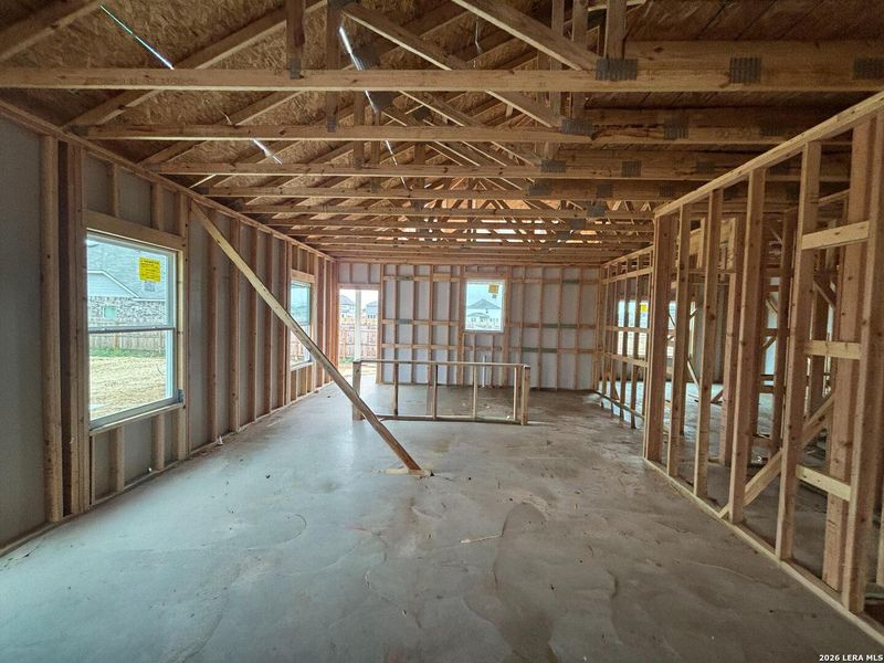 In-progress construction of a new home in The Summit at Saddlebrook Ranch 55's, Schertz, TX (Image 23). In-progress construction of a new home in The Summit at Saddlebrook Ranch 55's, Schertz, TX (Image 23).