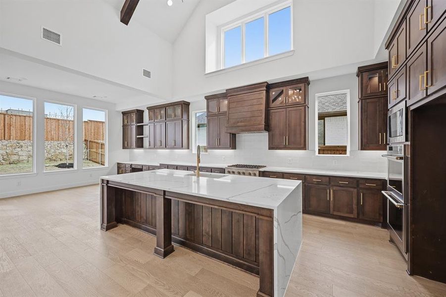 Furnished interior view inside a new home in StarView, Prosper (Image 8).