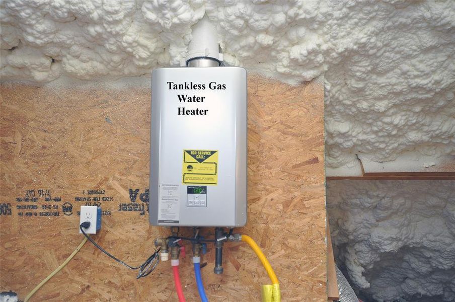 Tankless Gas water heater in all Cervell Homes in Pedregal