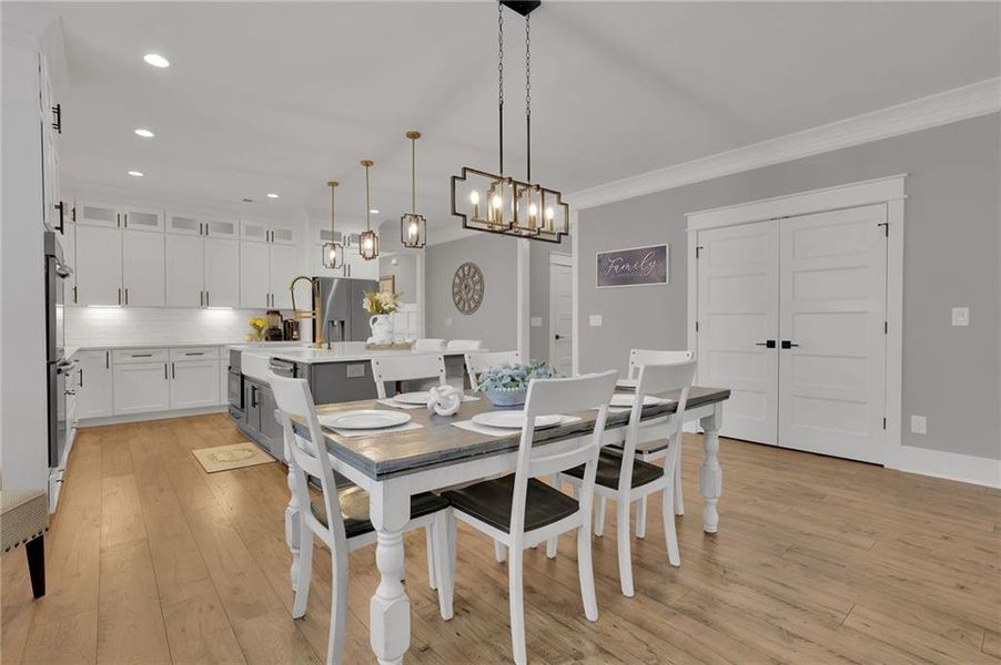 Furnished interior view inside a new home in , Canton (Image 31).