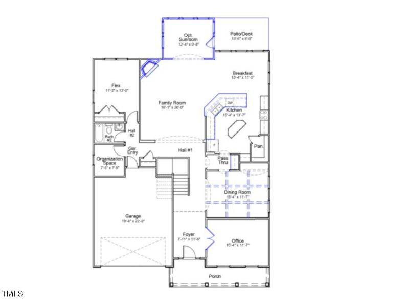 Homesite 217 CWL 1 floor