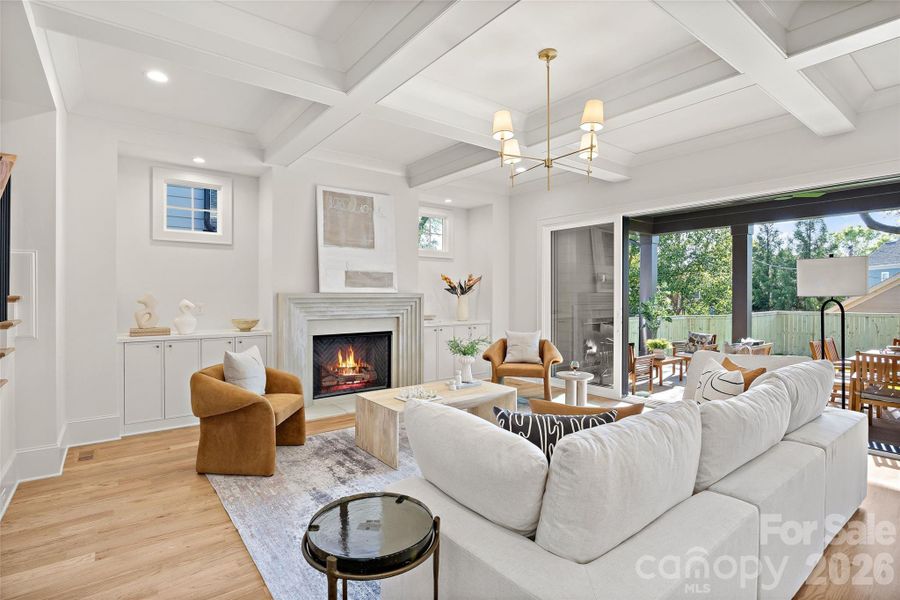 Furnished interior view inside a new home in , Charlotte (Image 33).