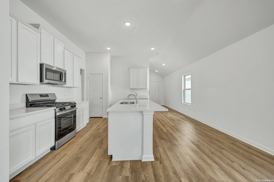 Furnished interior view inside a new home in Winding Brook, San Antonio (Image 7).