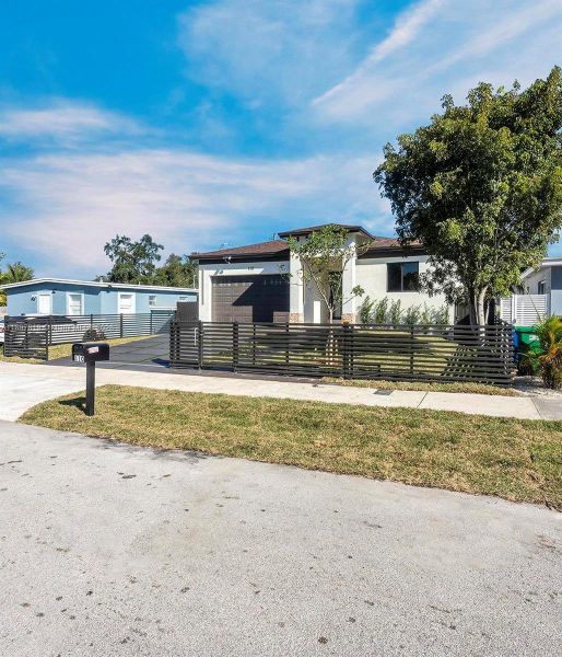 Front exterior of a new home in , North Miami, FL, highlighting curb appeal (Image 19).