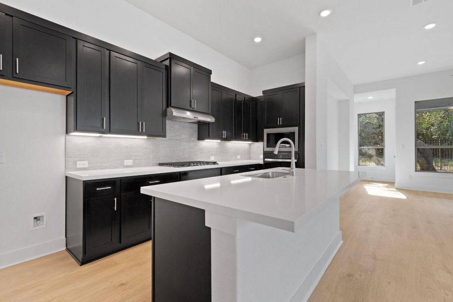 Open Concept Kitchen - Virtually Staged