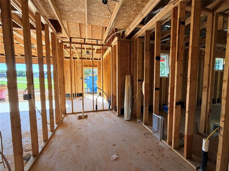 In-progress construction of a new home in Monarch Manor, Poolville, TX (Image 18).