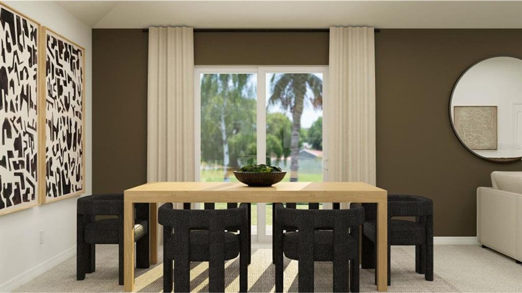 Furnished interior view inside a new home in , Eustis (Image 8).