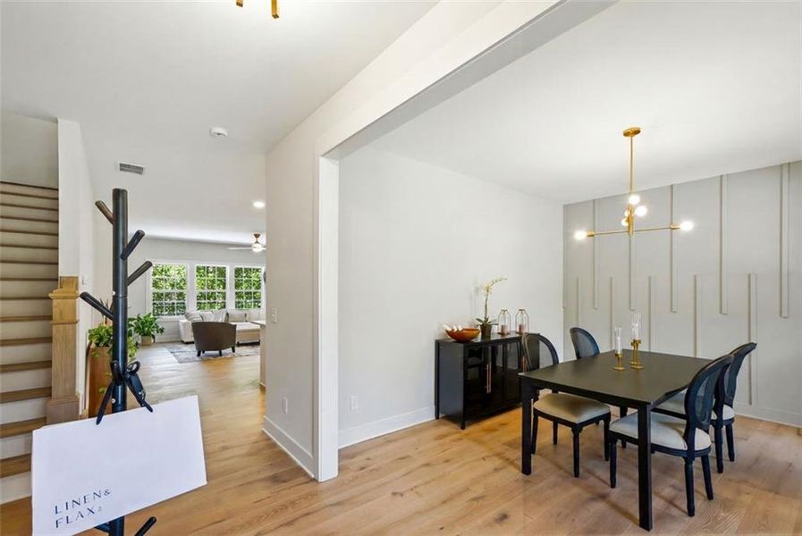 Furnished interior view inside a new home in , Cumming (Image 21). Furnished interior view inside a new home in , Cumming (Image 21).